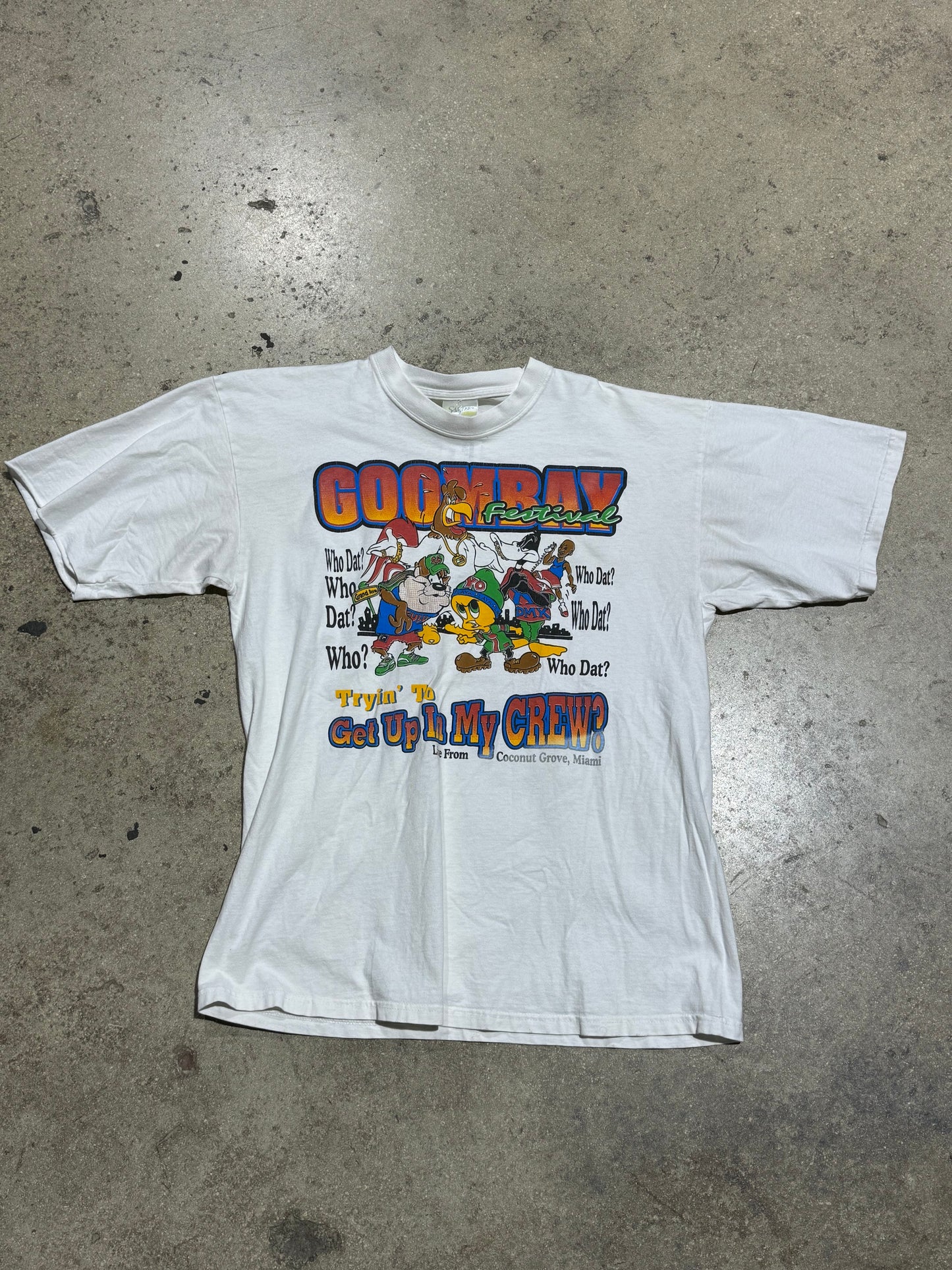 1999 Goombay Festival CG Miami Tee - White Size XL