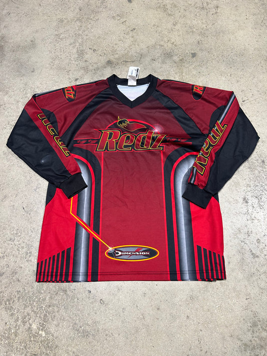 Reds Paintball Jersey - Red/Black Size XL