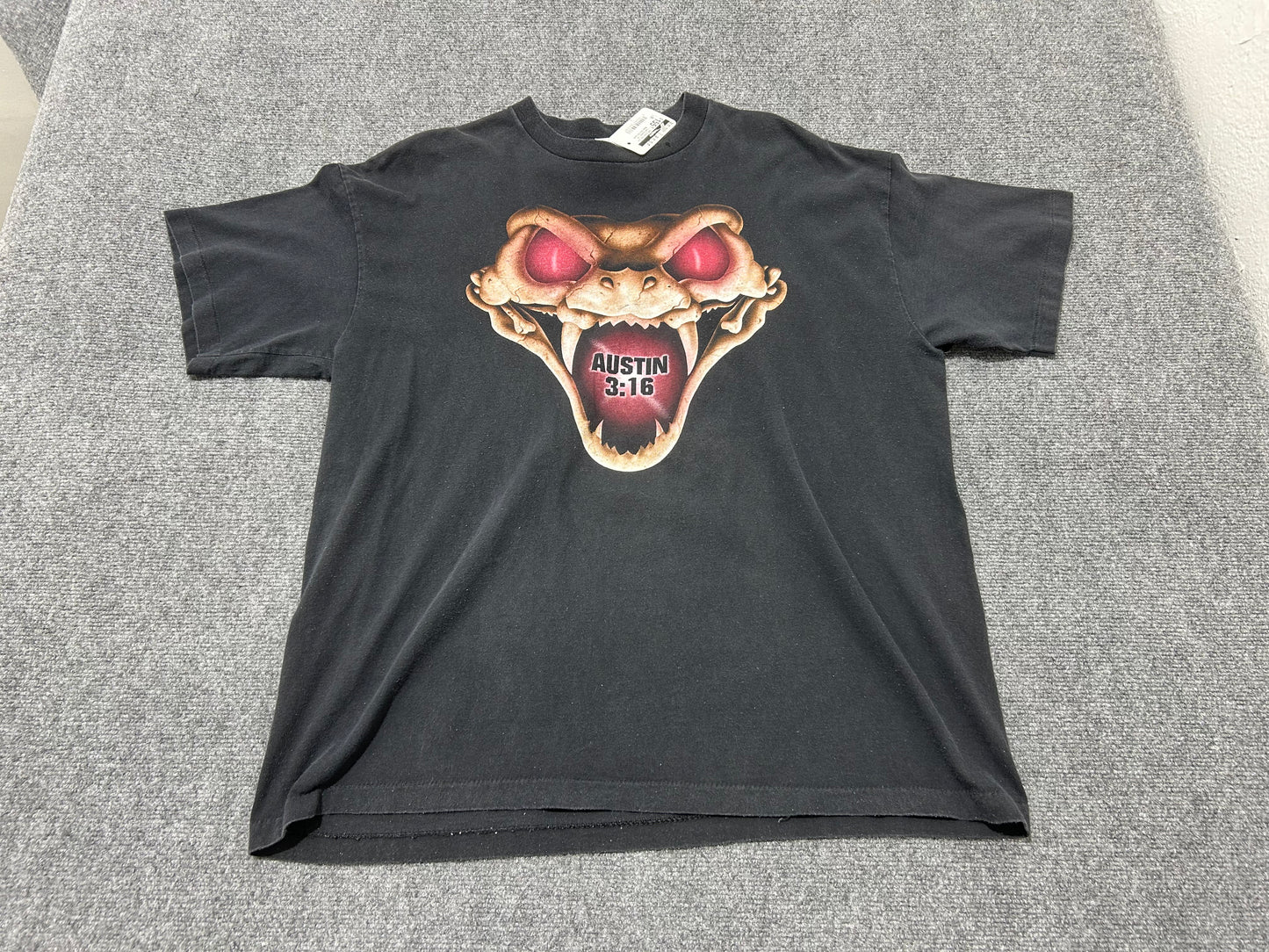 1998 Stone Cold Don't Trust Anyone Tee - Black Size XXL(con)