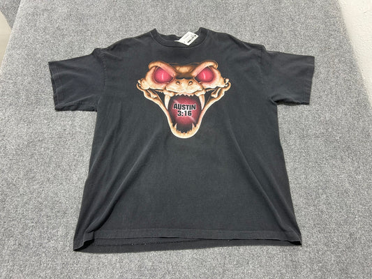 1998 Stone Cold Don't Trust Anyone Tee - Black Size XXL(con)