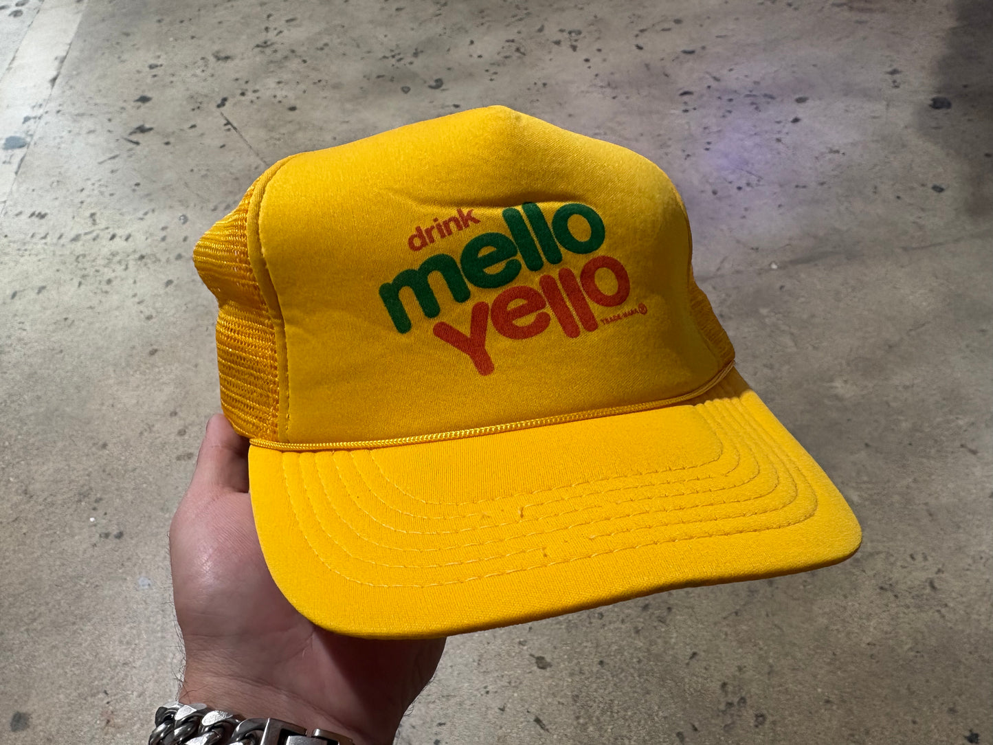 Mello Yellow Trucker Hat - Yellow