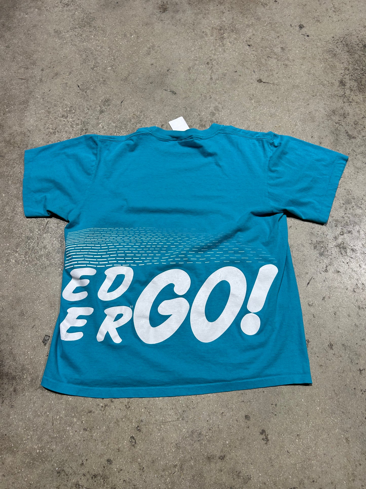 1992 Go Speed Racer GO! Tee - Teal Size XL