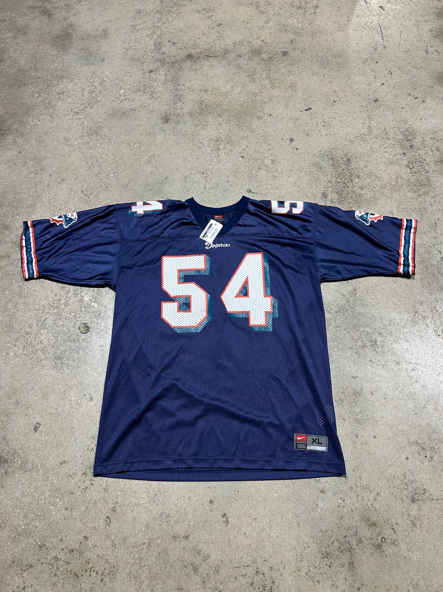 Miami Dolphins Zach Thomas #54 Football Jersey - Navy Size XL