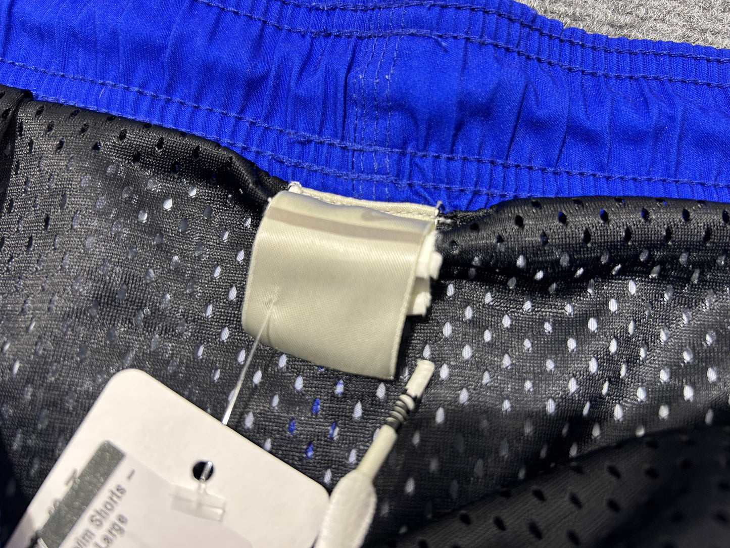 Nike Flame Swim Shorts - Blue/Black Size Large
