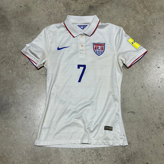 Nike USMNT Miguel Ibarra #7 2014 Home Jersey - White Size Medium