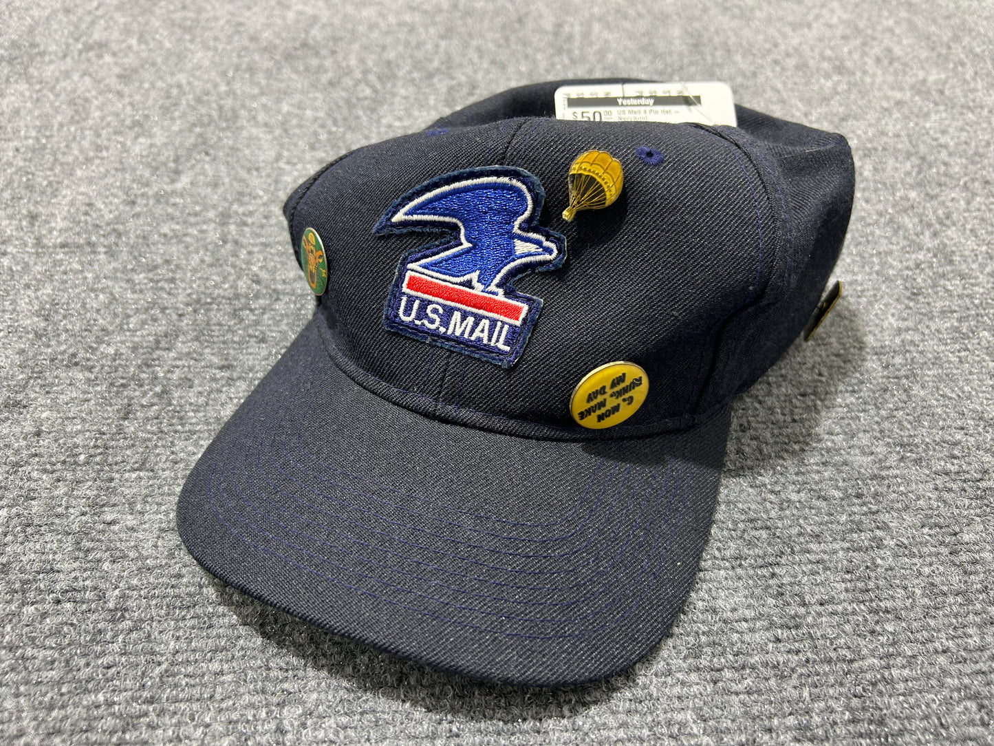 US Mail 4 Pin Hat - Navy(con)