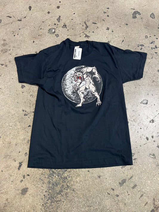Werewolf & Full Monn Tee - Black Size Large