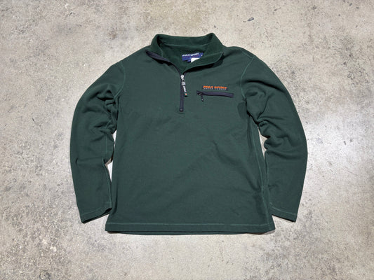 Polo Sport Half Zip Lightweight Fleece - Green Size Medium