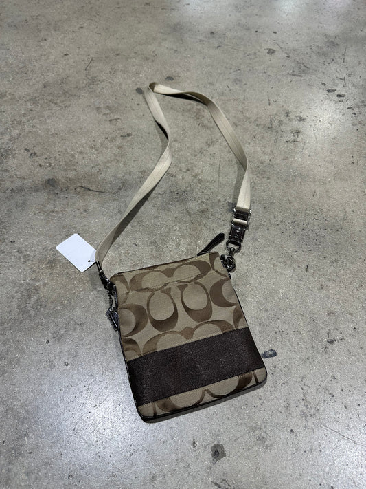 Coach Big C Print Shoulder Bag