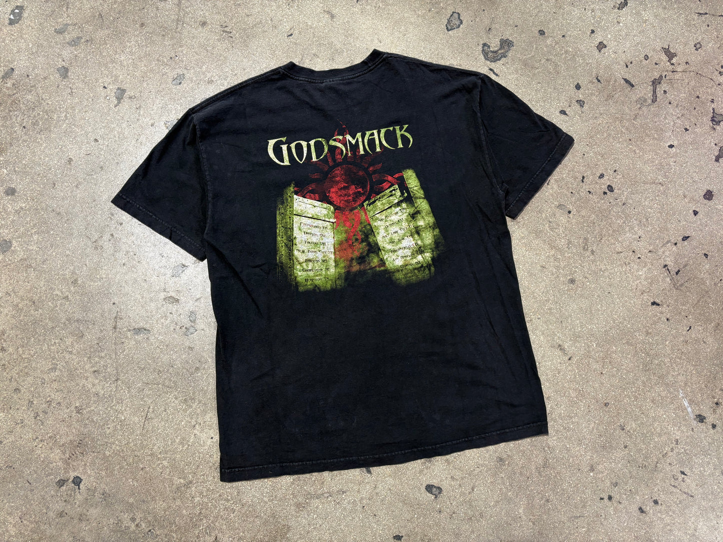 2000 Godsmack Band Members Tee - Black Size XL