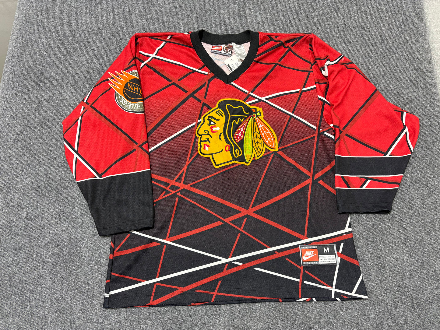 Nike Chicago Blackhawks Hockey Jersey - Red Size Medium