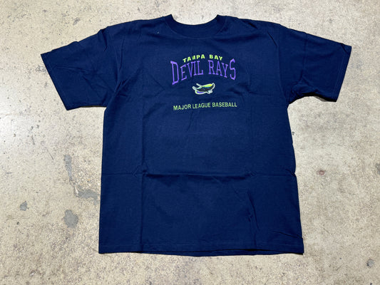 Tampa Bay Devil Rays MLB Tee - Navy Size XL