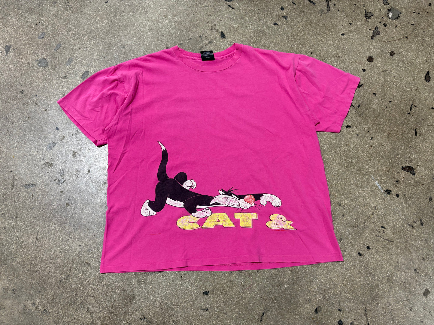Looney Tunes Sylvester and Speedy Gonzalez Tee - Pink Size XL