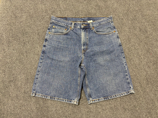 Levis 550 Denim Jean Shorts - Blue Size 32