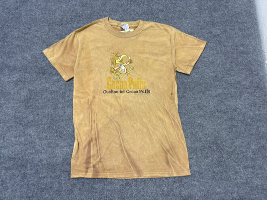 2006 Faded Cocoa Puffs Bird Tee - Brown Size Small