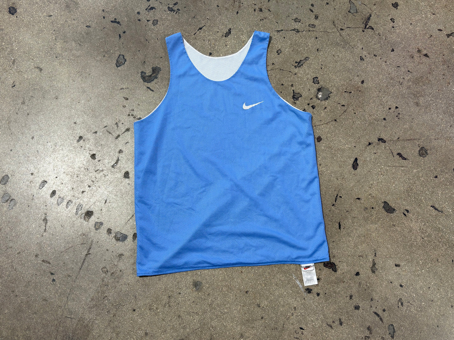 Nike Reversible Mesh Basketball Jersey - Baby Blue Size XL