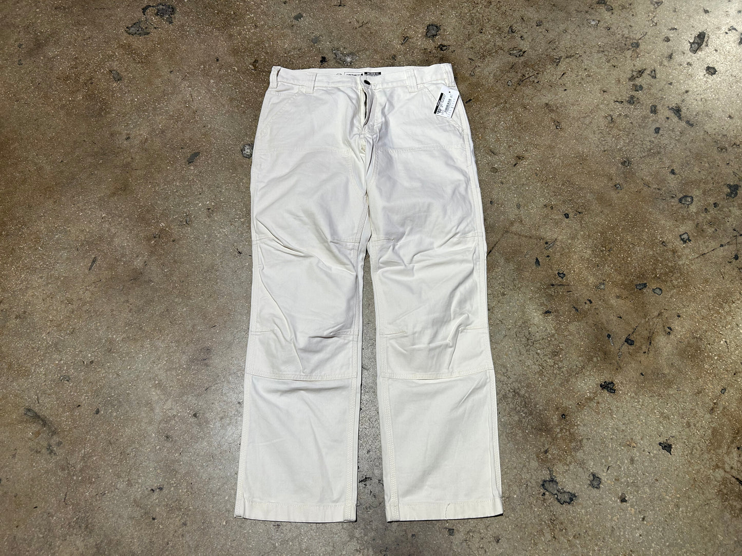 Carhartt Light Double Knee Pants - Cream Size 33 x 30