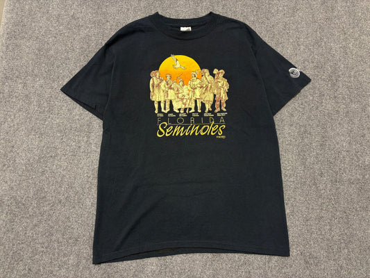 Florida Seminoles Natives Tee - Black Size Large