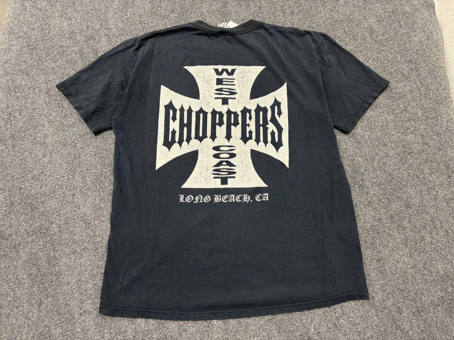 West Coast Choppers Tee - Faded Black Size XL
