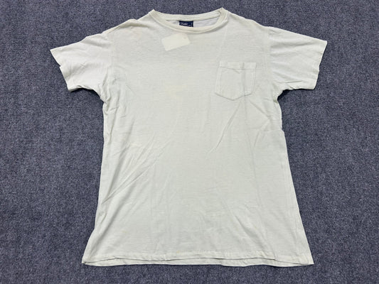 90s Polo Ralph Lauren Single Stitch Pocket Tee - Mint  Size XL