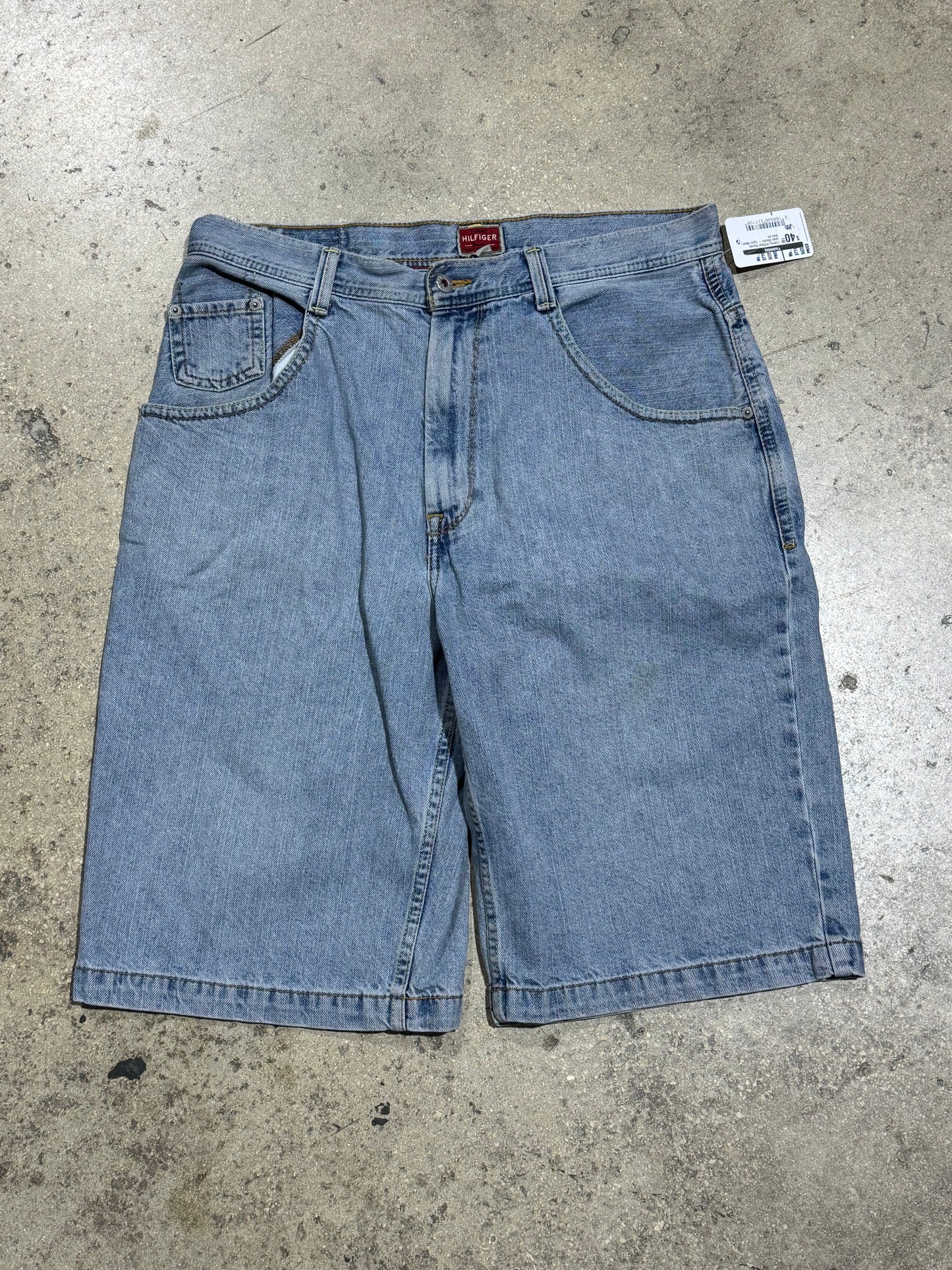 Tommy Hilfiger Denim Jean Shorts - Light Wash Size 34