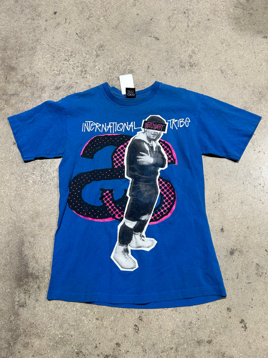 Stussy International Tribe Tee - Blue Size Medium