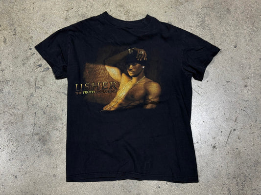 2004 Usher The Truth Tour Tee - Black Size Medium