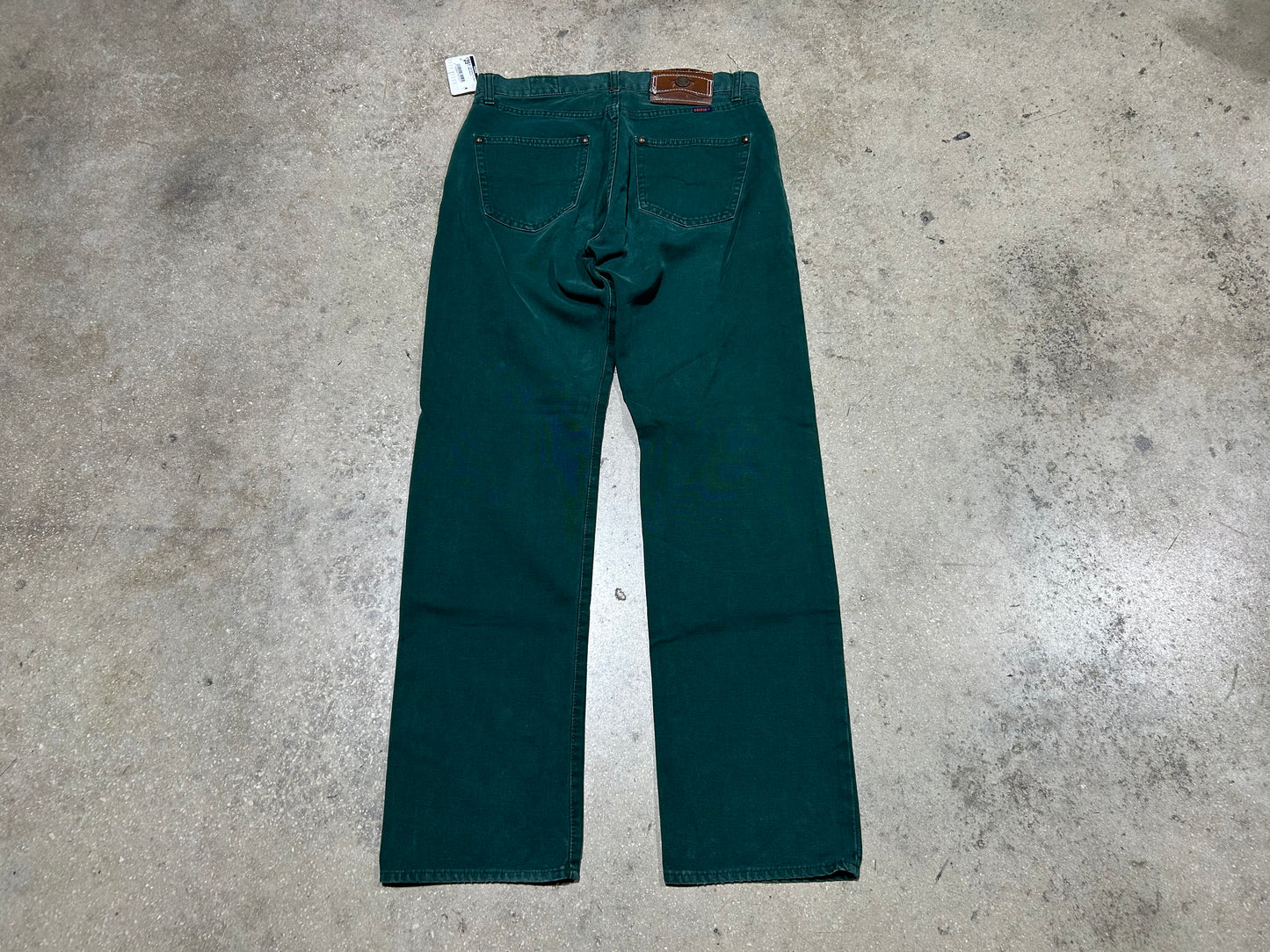 Chipie Button Fly Jeans - Green Size 32
