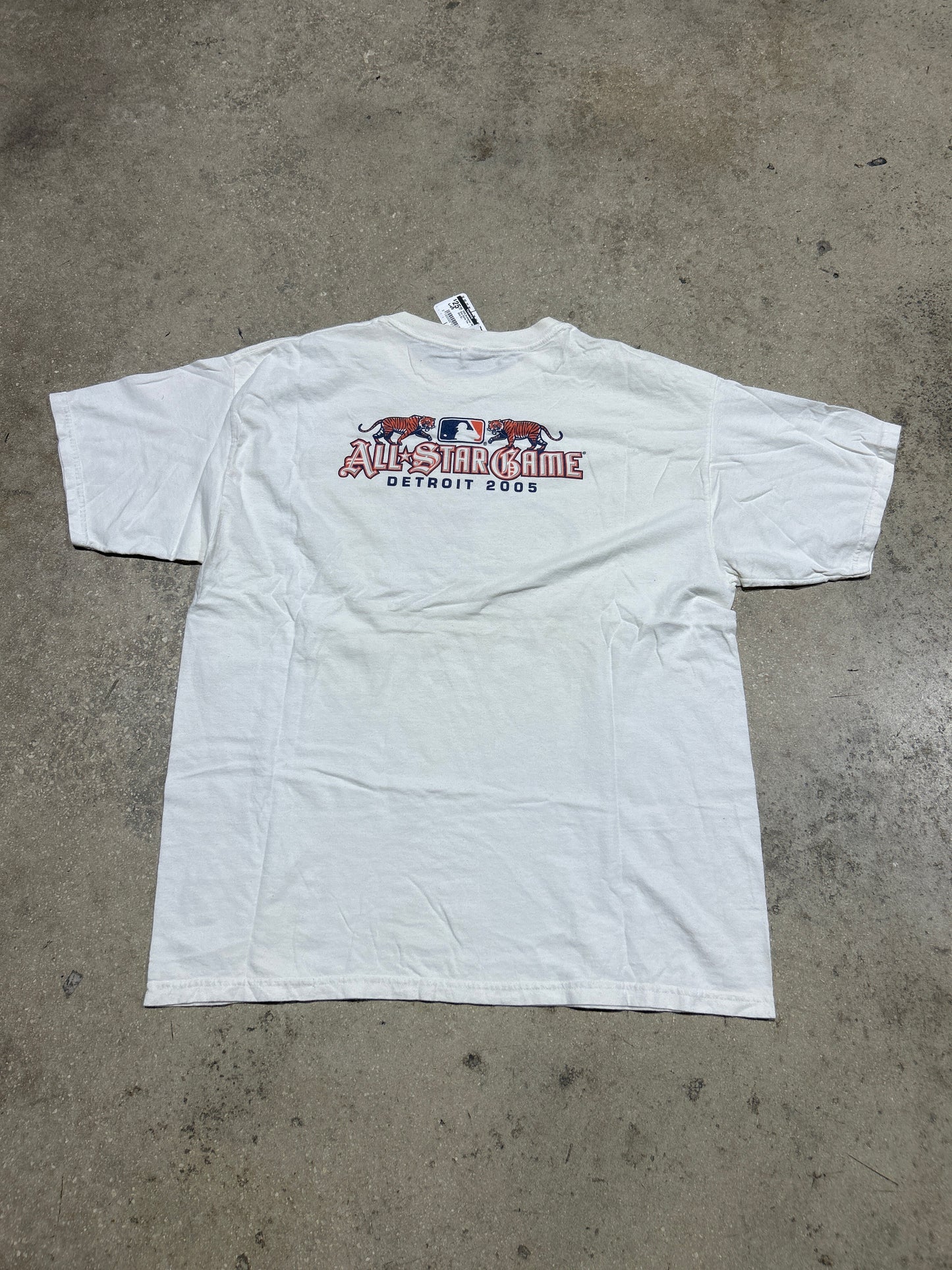 2005 Budweiser MLB All Star Game Tee - White Size XL