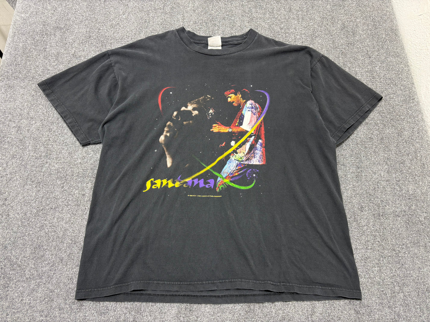 1998 Santana Space Tee - Black Size XXL