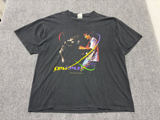 1998 Santana Space Tee - Black Size XXL