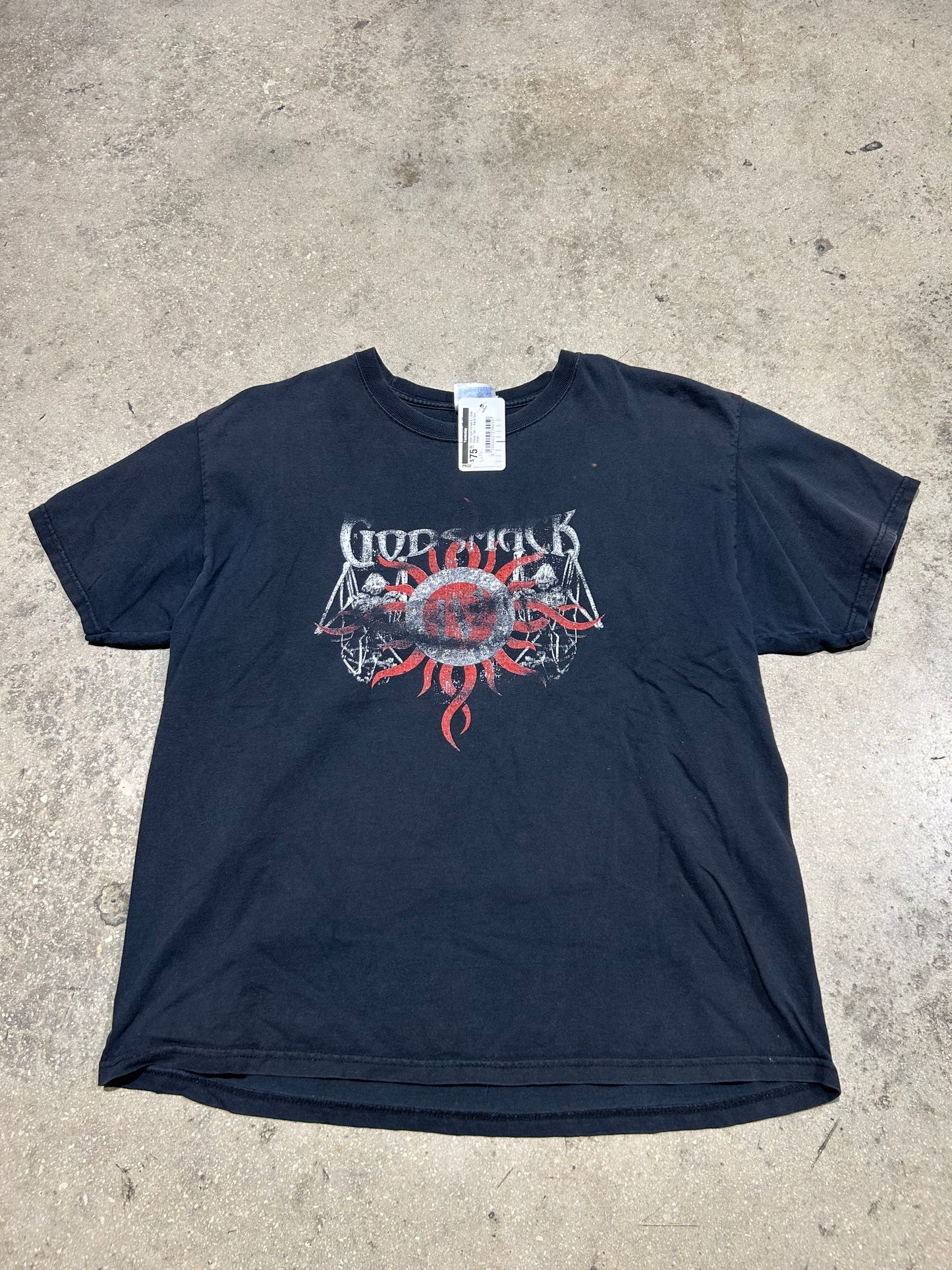2006 God Smack X-mas Chaos Tee - Black Size Large