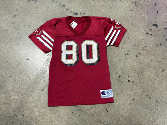 Kids Jerry Rice Jersey - Red Size Medium