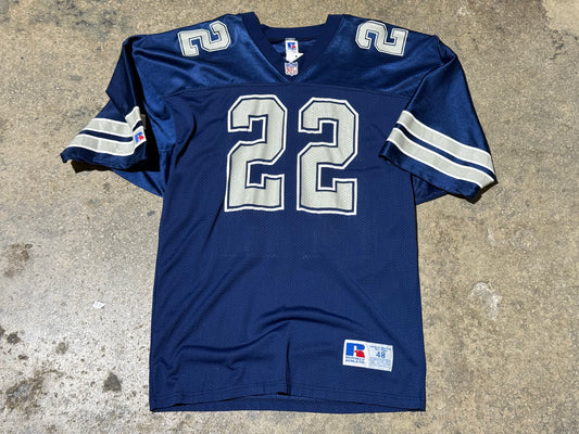 Dallas Cowboys Emmitt Smith #22 Authentic Jersey  - Navy Size 48