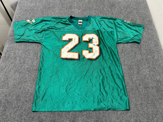 Miami Dolphins Ronnie Brown #23 Football Jersey - Teal Size XL(con)