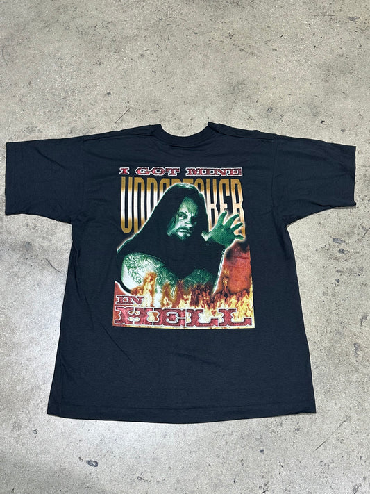 WWF Undertaker Unforgiven Euro Tee - Black Size Large