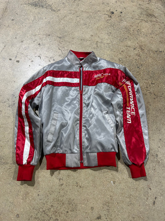 Mac Tools Racing Nascar Jacket - Gray/Red Size Medium