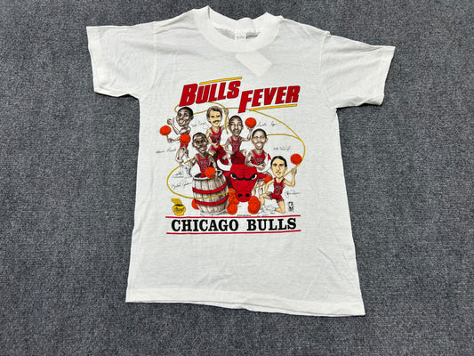 Chicago Bulls Fever Character Tee - White Size Small