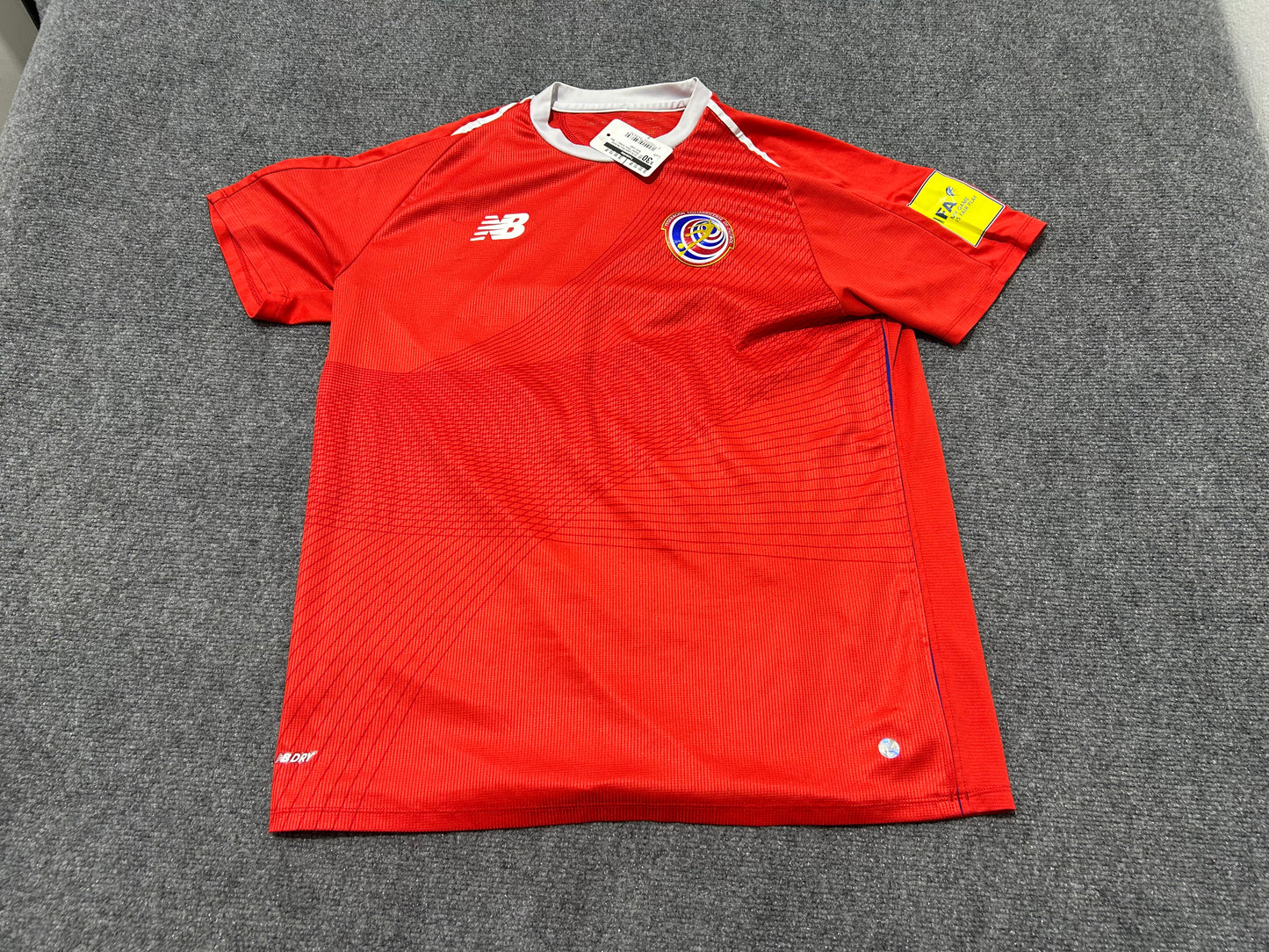 2018 Costa Rica National Soccer Team Jersey - Red Size Large