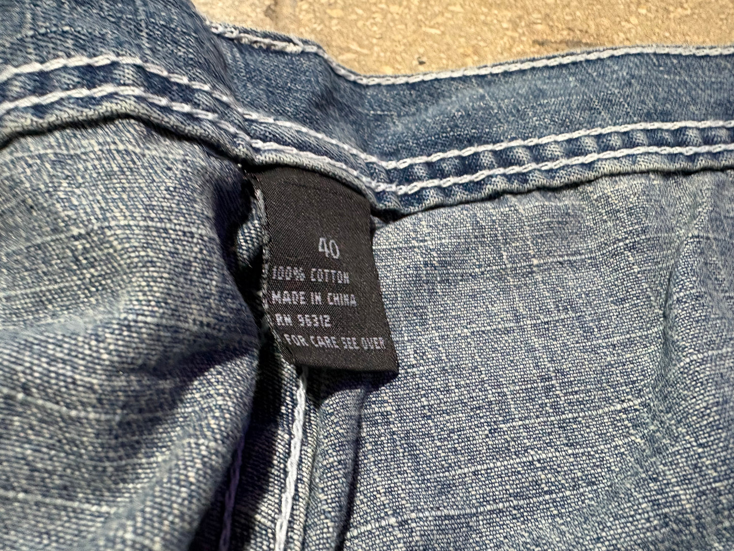 Enyce Denim Jean Shorts - Blue Size 40