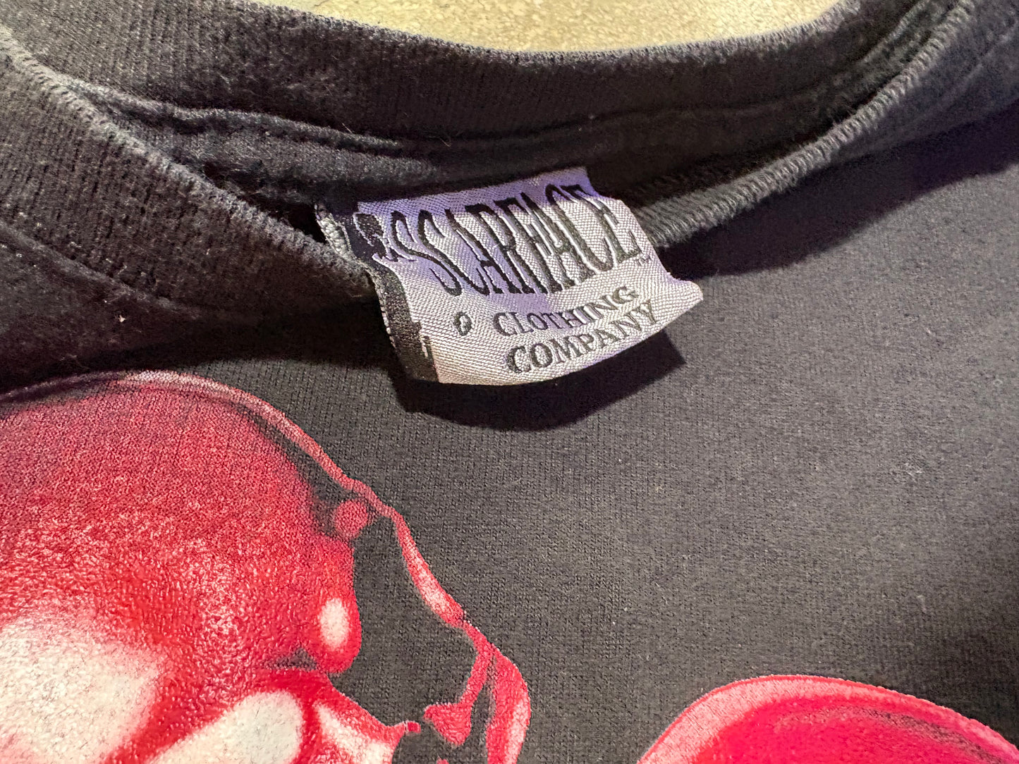 Scarface Red Skull Pile Tee - Black Size 2XL