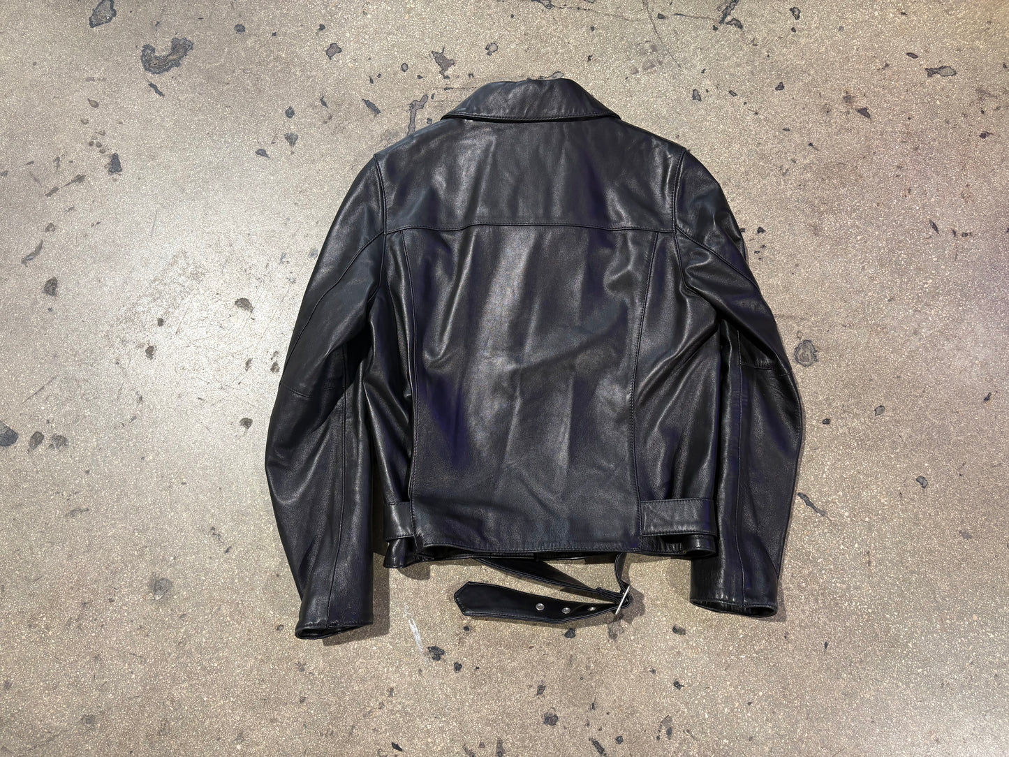 Hysteric Glamour Leather Biker Jacket - Black Size Medium