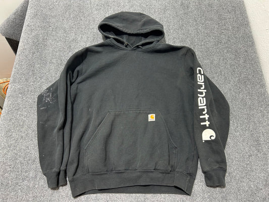 Carhartt Pullover Hoodie - Black Size Large