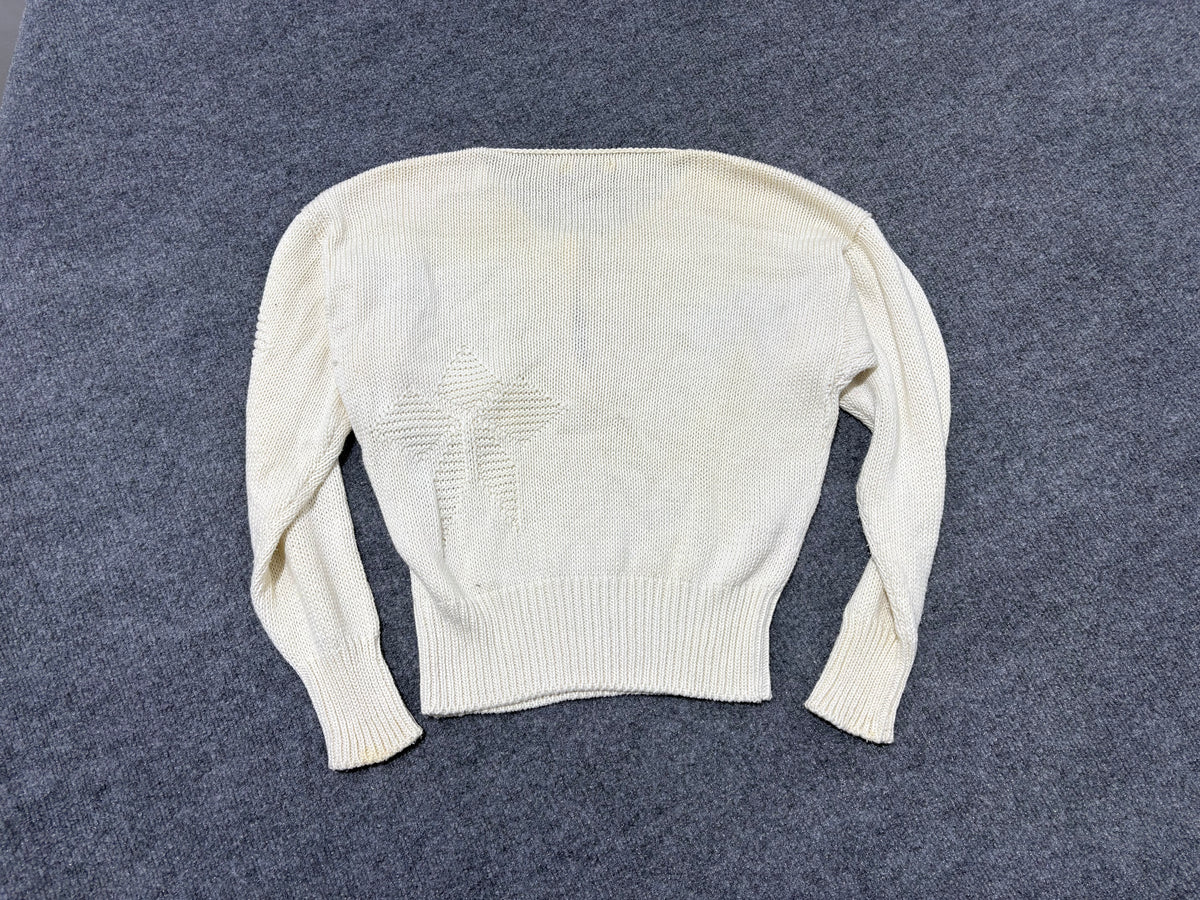 Jil Sander Pocket Knit Sweater - Cream Size Small