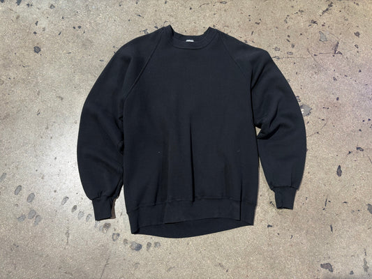 Jerzees Blank Crewneck Sweatshirt - Black Size XXL