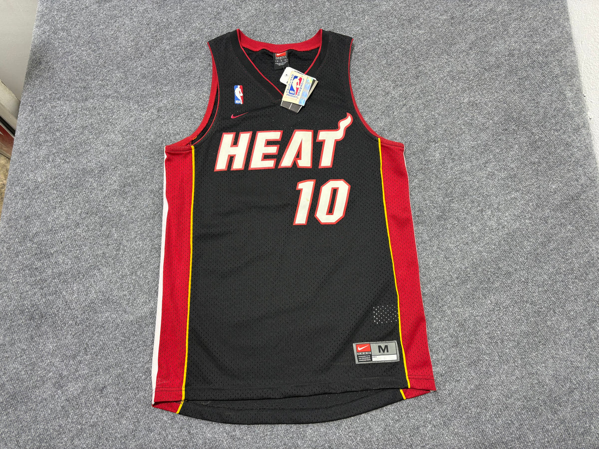 Champion Miami Heat Tim Hardaway #10 Basketball Jersey - Black Size 44