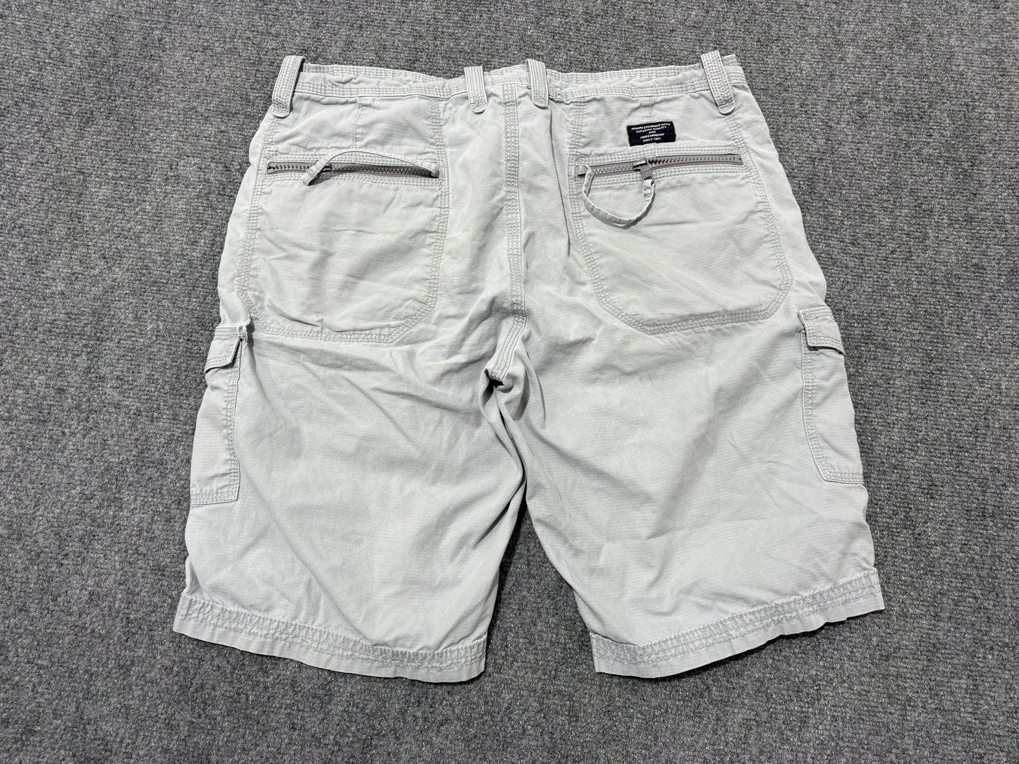 Armani Exchange Zipper Shorts - Grey Size 31