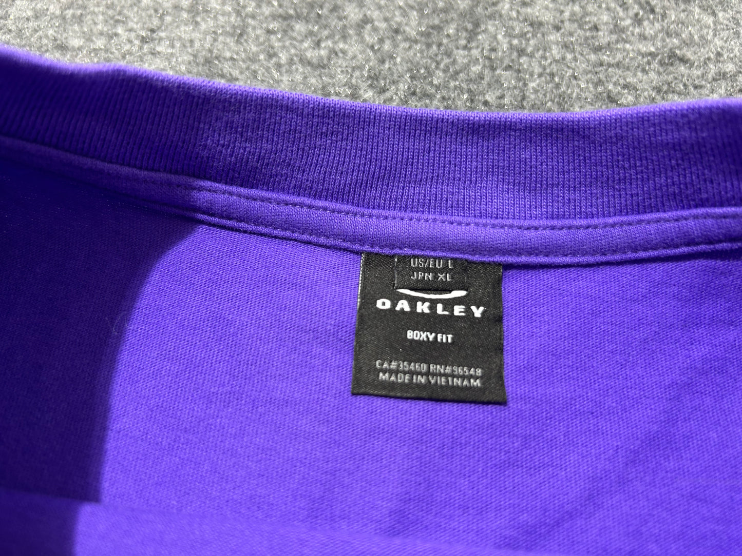 Oakley Simple Logo Tee - Purple Size XL