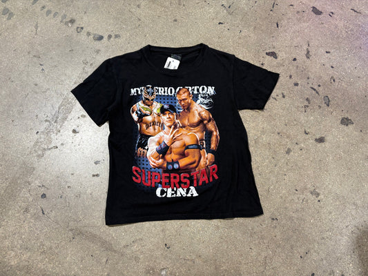 Kids WWE Super Star Tee - Black Size Large