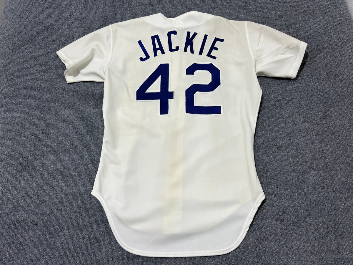 80s Rawling LA Dodgers Jackie Robinson Authentic Jersey Size 42/Large